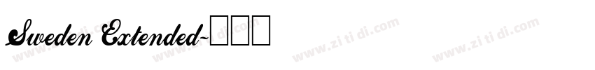 Sweden Extended字体转换